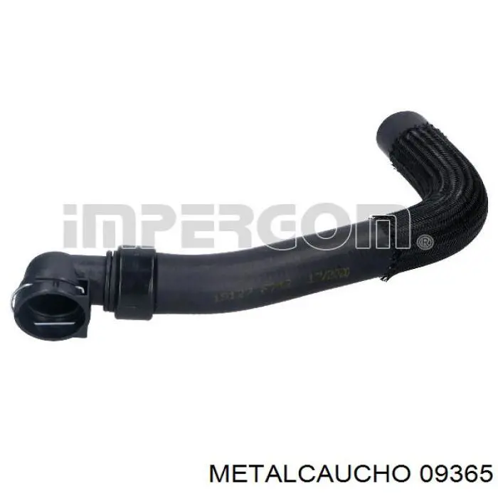 Купить 09365 Metalcaucho Патрубок радиатора