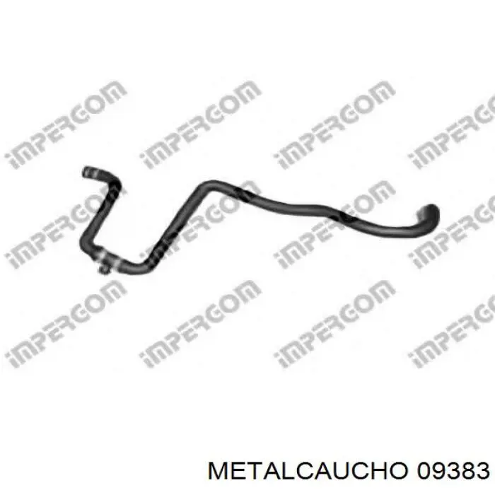 Шланг/патрубок системы охлаждения Metalcaucho 09383 цена, от 33.83 USD