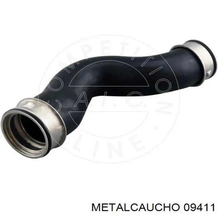 Tubo flexible de aire de sobrealimentación inferior derecho 09411 Metalcaucho