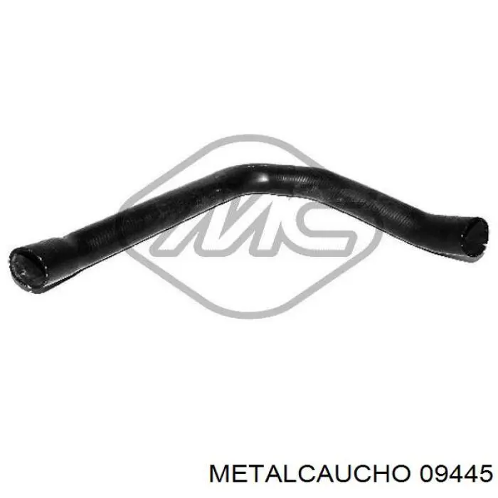 09445 Metalcaucho шланг (патрубок интеркуллера)