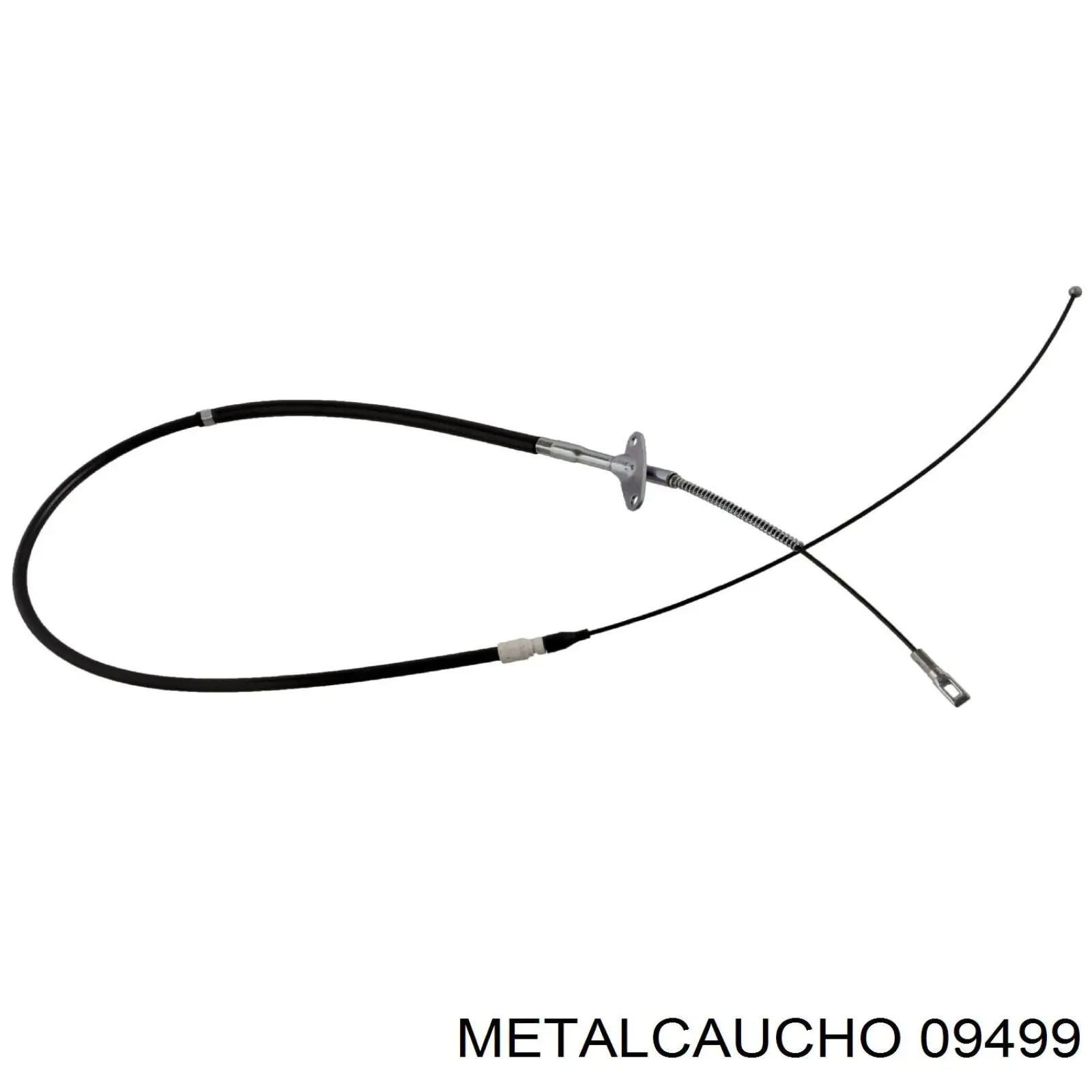 Патрубок радиатора 09499 Metalcaucho