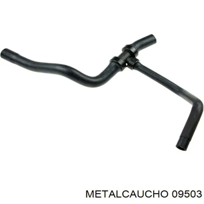 09503 Metalcaucho шланг (патрубок радиатора охлаждения нижний)