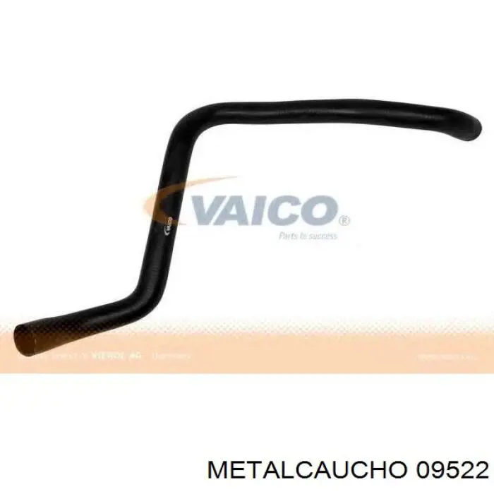 09522 Metalcaucho шланг (патрубок радиатора охлаждения нижний)