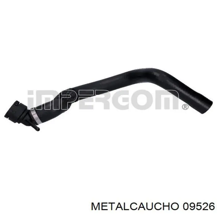 09526 Metalcaucho шланг (патрубок радиатора охлаждения верхний)