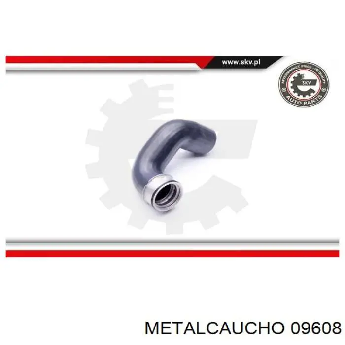 Купить 09608 Metalcaucho Патрубок интеркулера