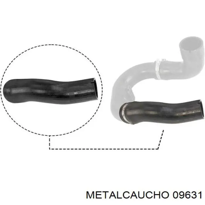 Патрубок интеркулера 51901753 Fiat/Alfa/Lancia