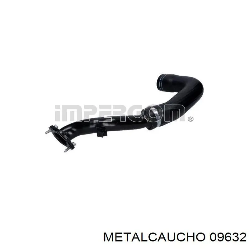 09632 Metalcaucho патрубок воздушный, выход из турбины/компрессора (наддув)