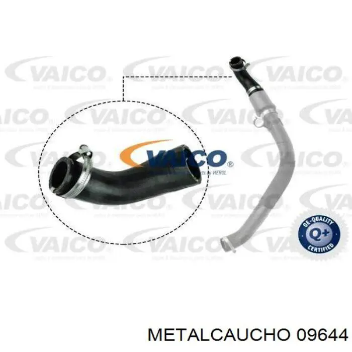 Шланг/патрубок интеркуллера DP Group FS23647 цена, от 11.87 USD