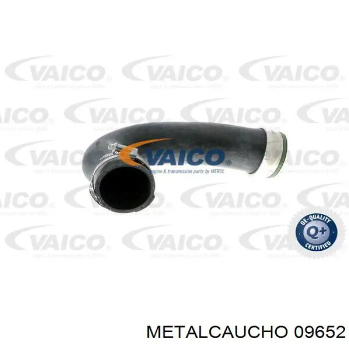 Tubo flexible de aire de sobrealimentación derecho 09652 Metalcaucho