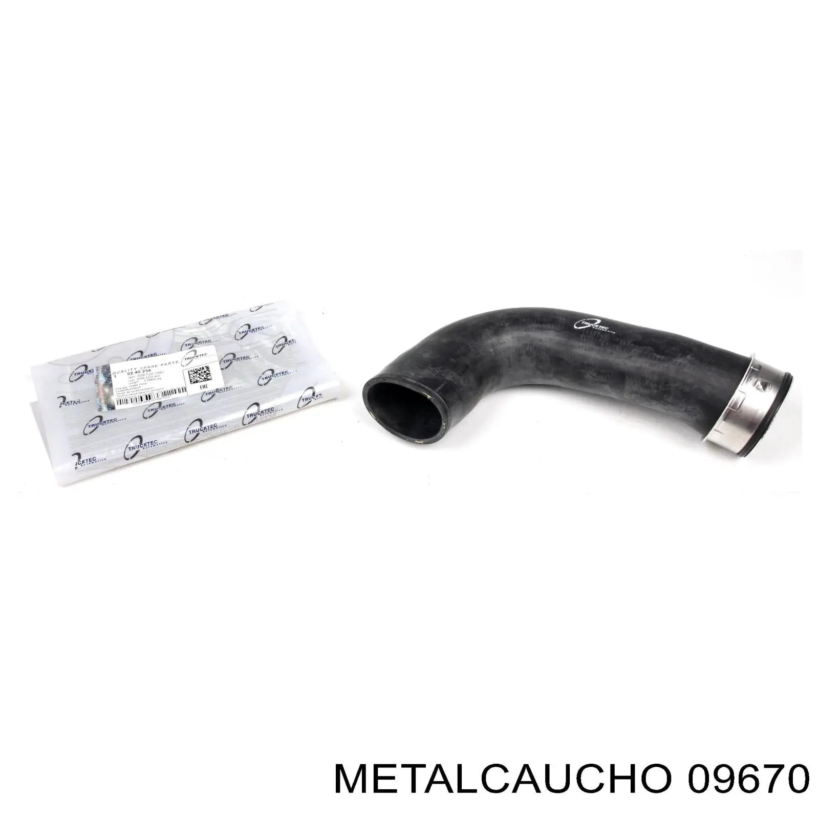 Купить 09670 Metalcaucho Патрубок интеркулера
