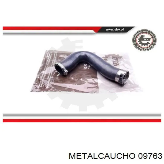 Патрубок интеркулера 09763 Metalcaucho