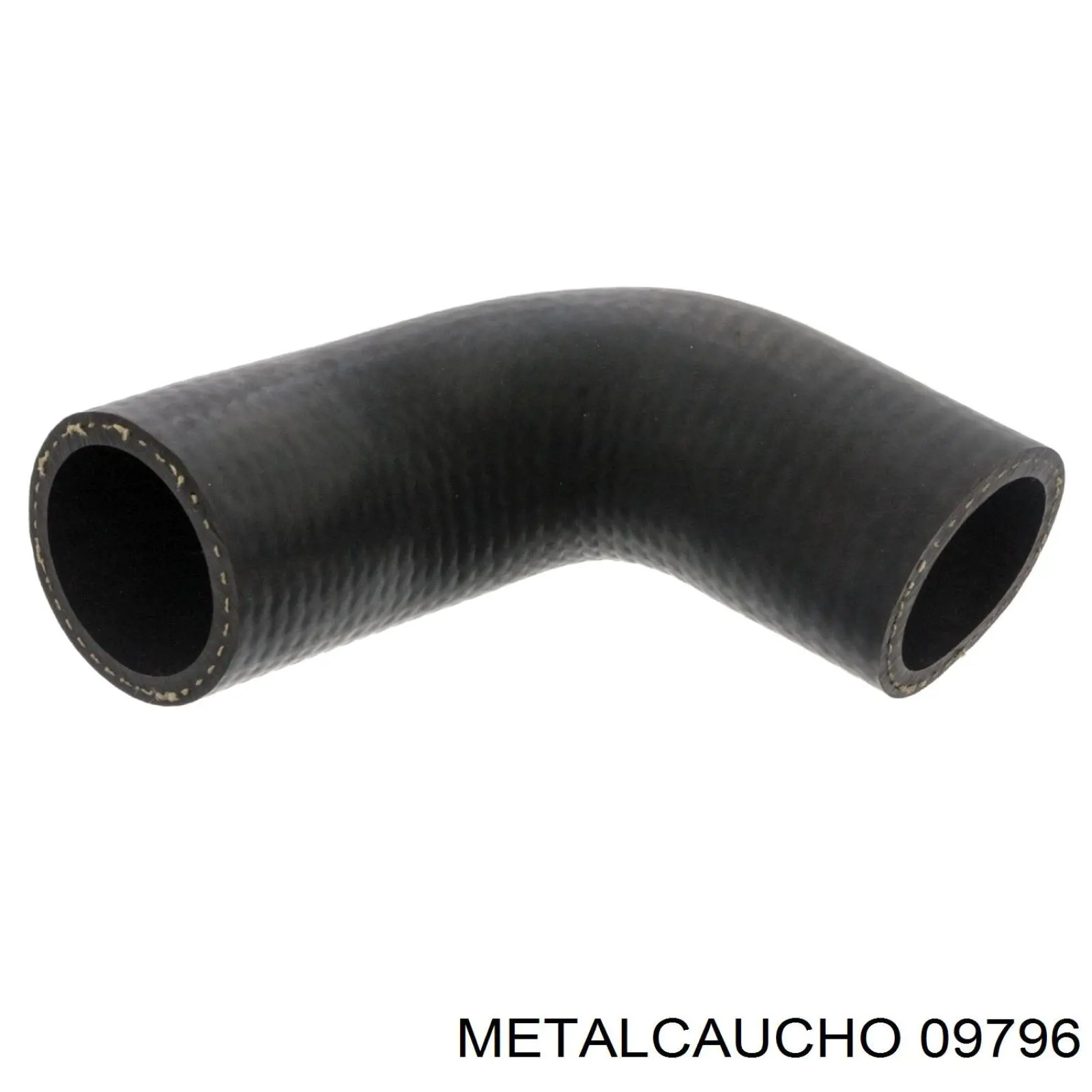 Tubo flexible de aire de sobrealimentación izquierdo 09796 Metalcaucho
