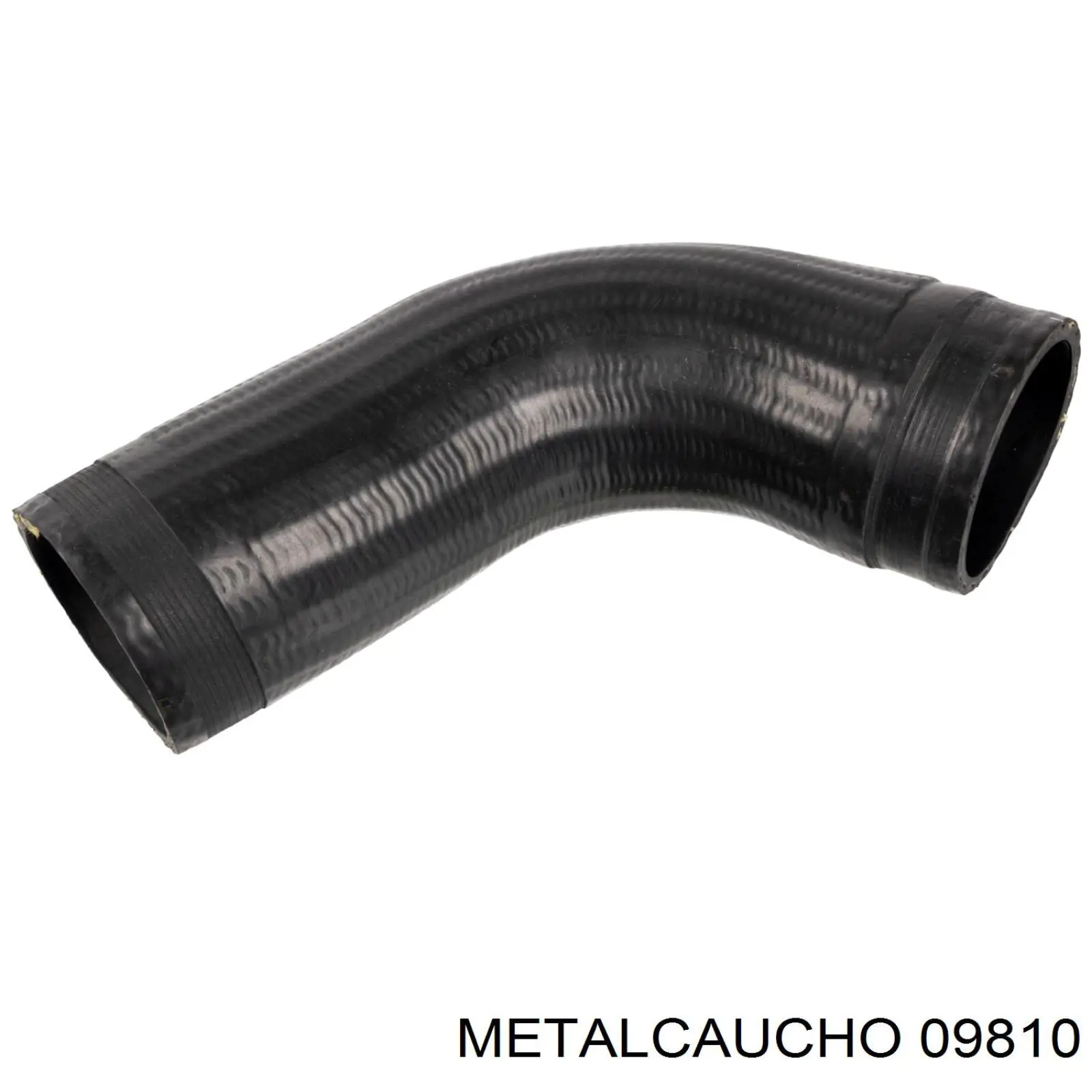 Tubo flexible de aire de sobrealimentación superior izquierdo 09810 Metalcaucho