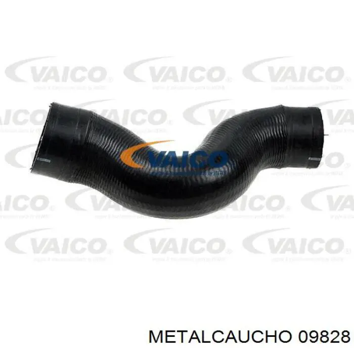 Tubo flexible de aire de sobrealimentación inferior 09828 Metalcaucho