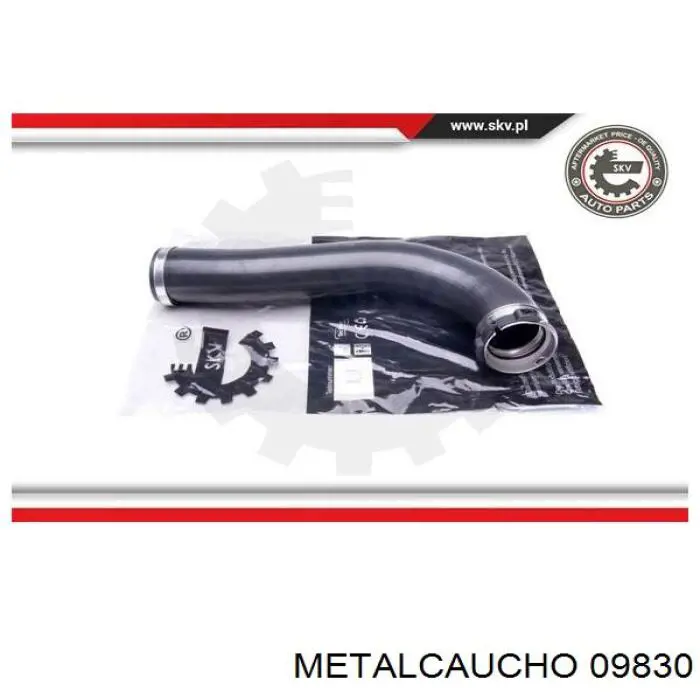 09830 Metalcaucho mangueira (cano derivado esquerda de intercooler)