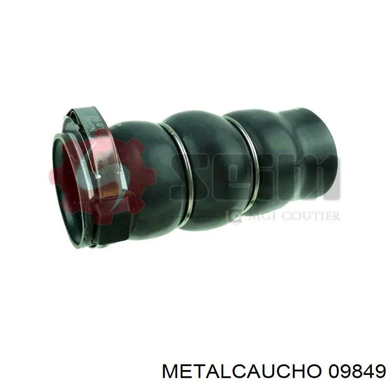 09849 Metalcaucho cano derivado de ar, saída de turbina (supercompressão)