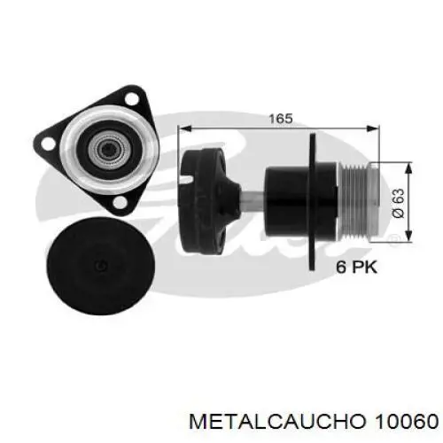 Пыльник ШРУСа внутренний 10060 Metalcaucho