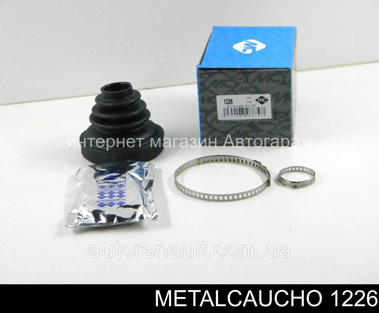 1226 Metalcaucho Пыльник ШРУСа передней полуоси внутренний