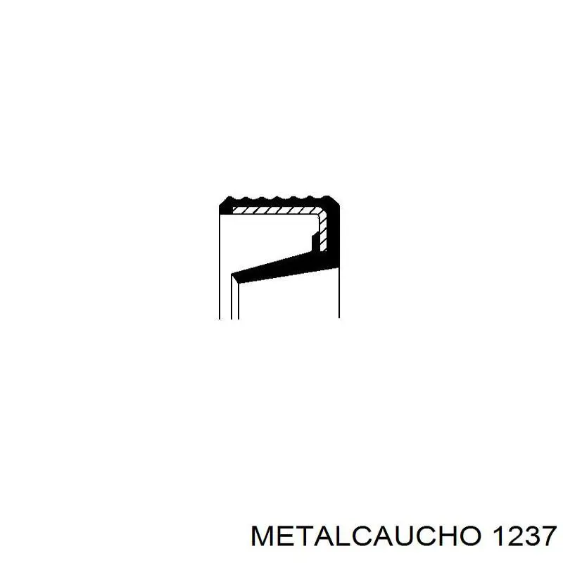 1237 Metalcaucho Пыльник шарнира привода