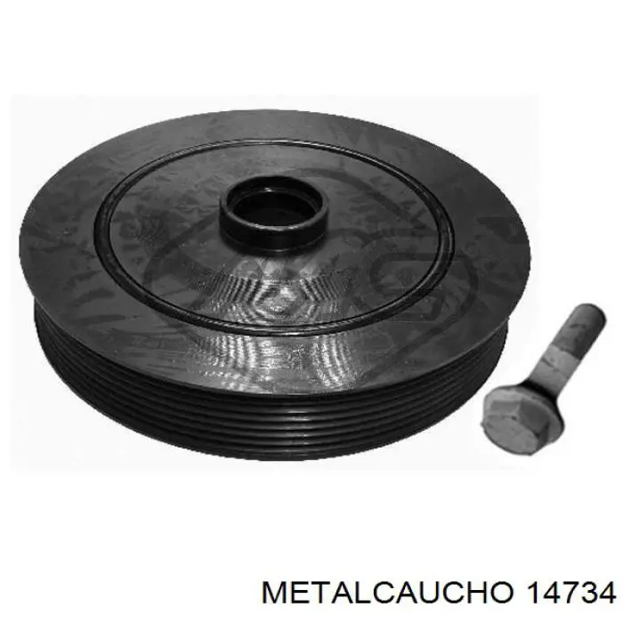 Шкив коленвала 14734 Metalcaucho