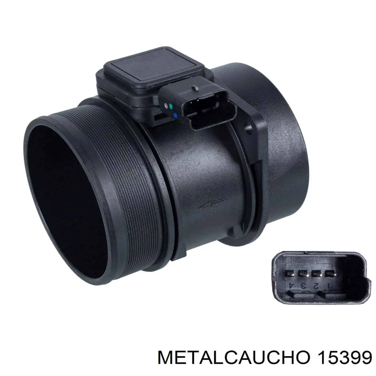 15399 Metalcaucho подушка (опора двигателя левая)