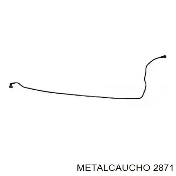 2871 Metalcaucho подушка (опора двигателя задняя (сайлентблок))