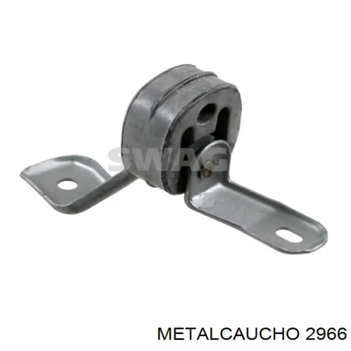 Soporte, motor, trasero, silentblock 2966 Metalcaucho