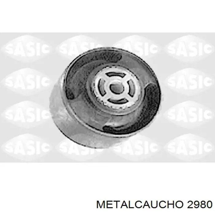 2980 Metalcaucho подушка (опора двигателя задняя (сайлентблок))