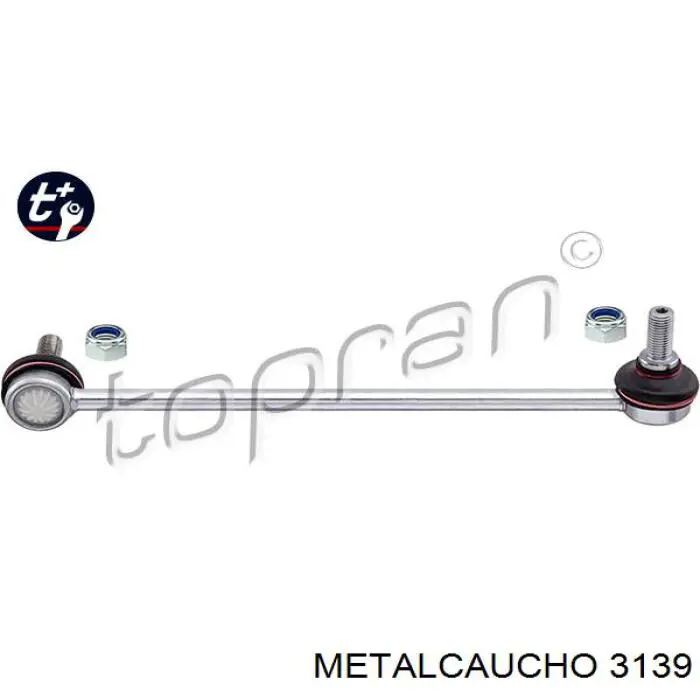 3139 Metalcaucho шланг (патрубок системы охлаждения)