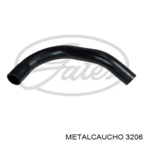 3206 Metalcaucho шланг (патрубок радиатора охлаждения нижний)
