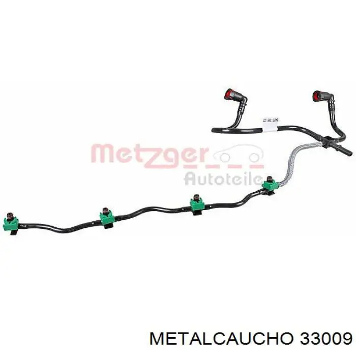 Обратная топливная трубка 33009 Metalcaucho