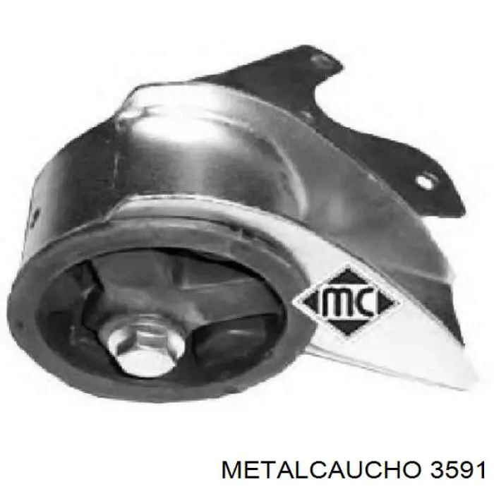 3591 Metalcaucho фланец системы охлаждения (тройник)
