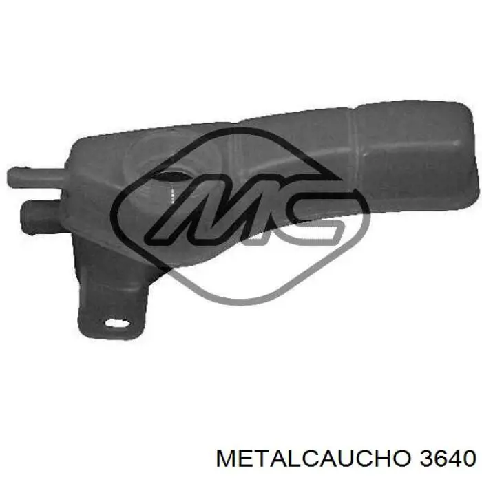 3640 Metalcaucho фланец системы охлаждения (тройник)