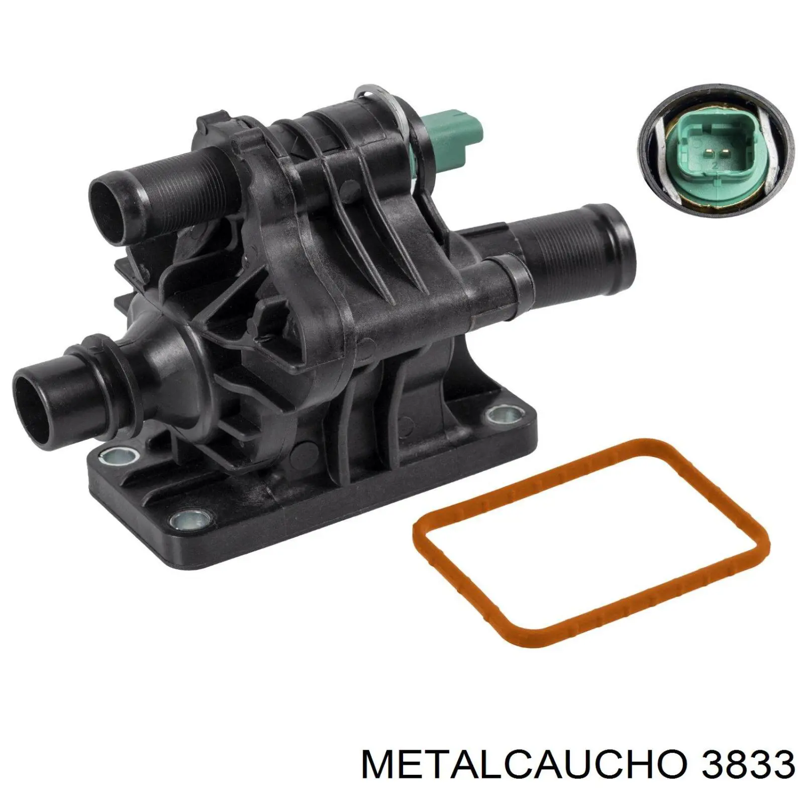 3833 Metalcaucho патрубок вентиляции картерных газов