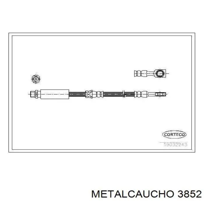3852 Metalcaucho термостат
