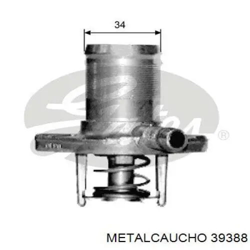 Пыльник амортизатора переднего 39388 Metalcaucho