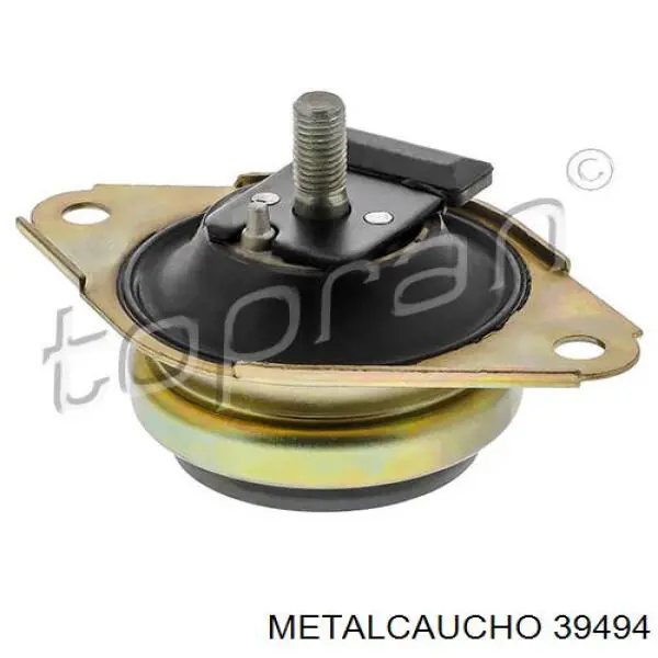 39494 Metalcaucho consola externa direita do pára-choque dianteiro