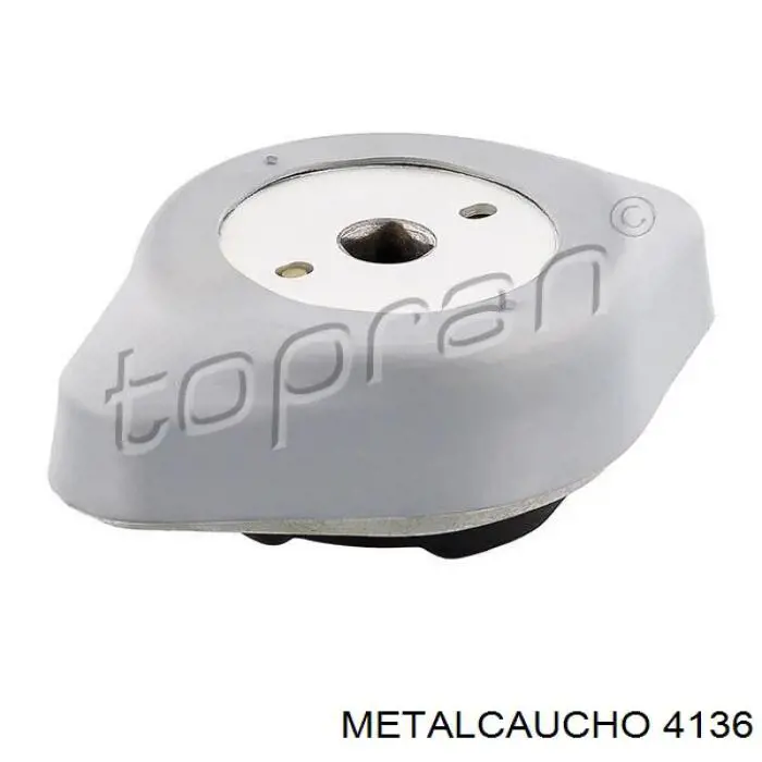 4136 Metalcaucho подушка трансмиссии (опора коробки передач правая)