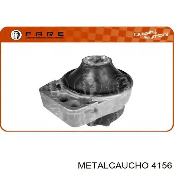 4156 Metalcaucho сайлентблок задней балки (подрамника)