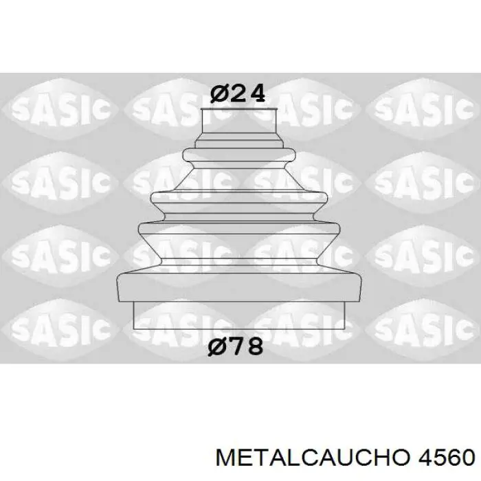 Задняя опора двигателя 4560 Metalcaucho