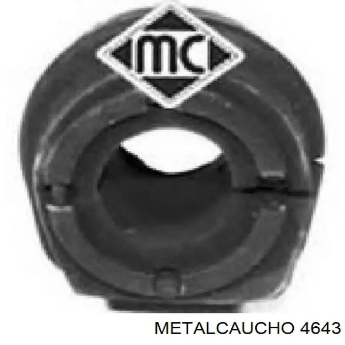 4643 Metalcaucho подушка (опора двигателя правая)
