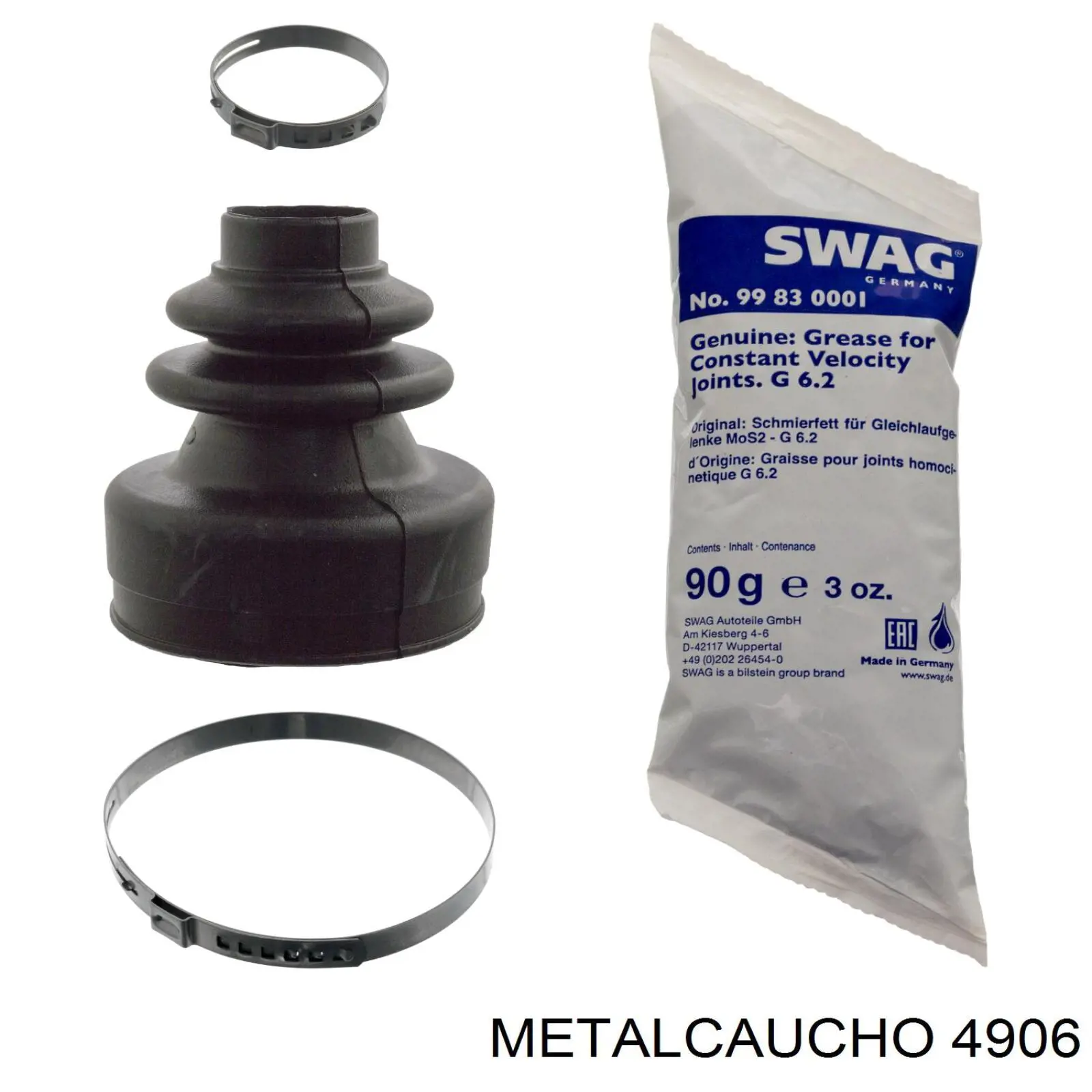 4906 Metalcaucho направляющая выжимного подшипника сцепления