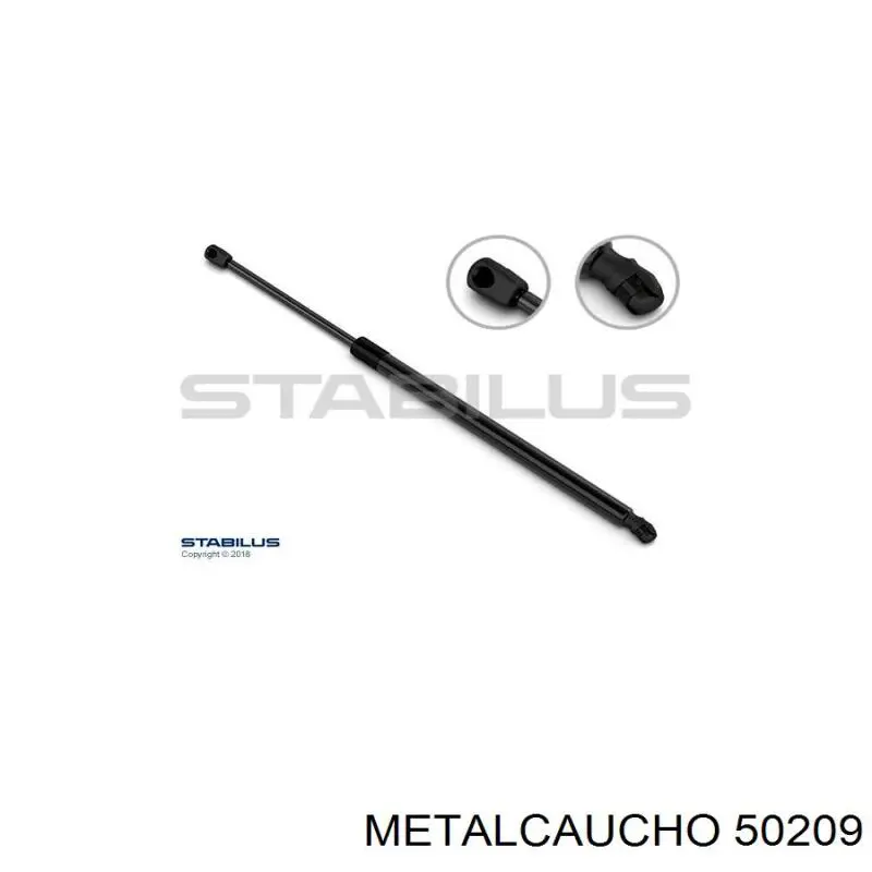 Sensor ABS trasero 50209 Metalcaucho