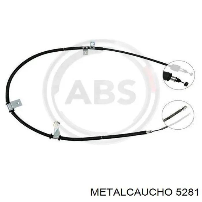 5281 Metalcaucho подушка (опора двигателя правая)