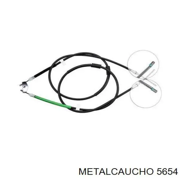 5654 Metalcaucho Опора двигателя правая верхняя