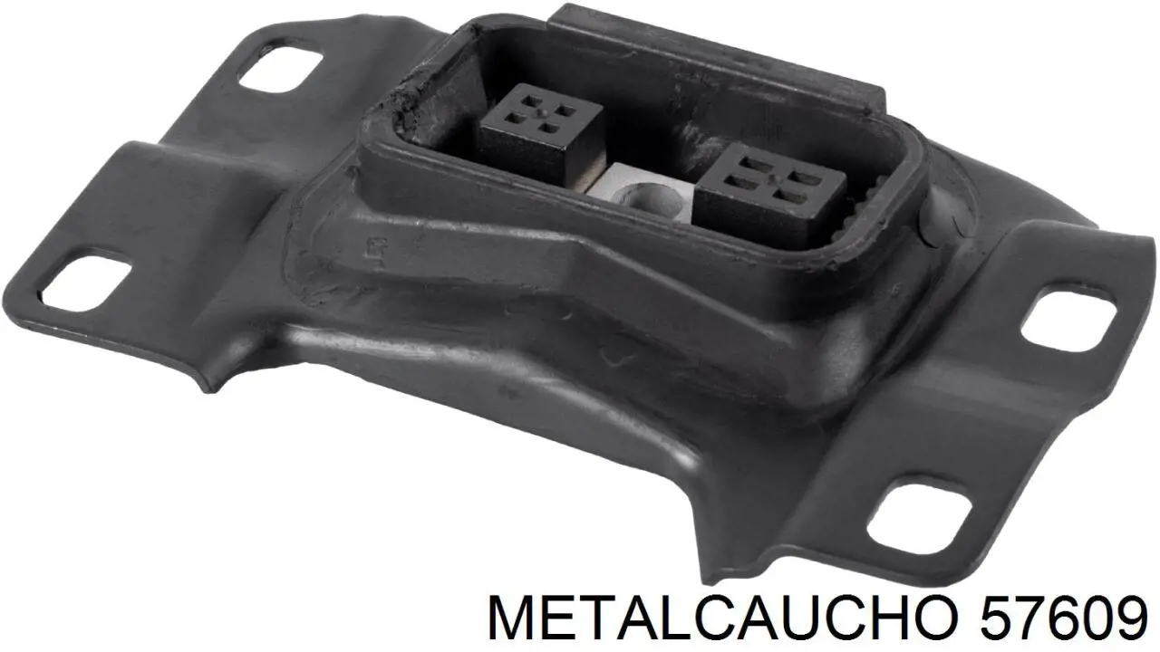 57609 Metalcaucho подушка трансмиссии (опора коробки передач)