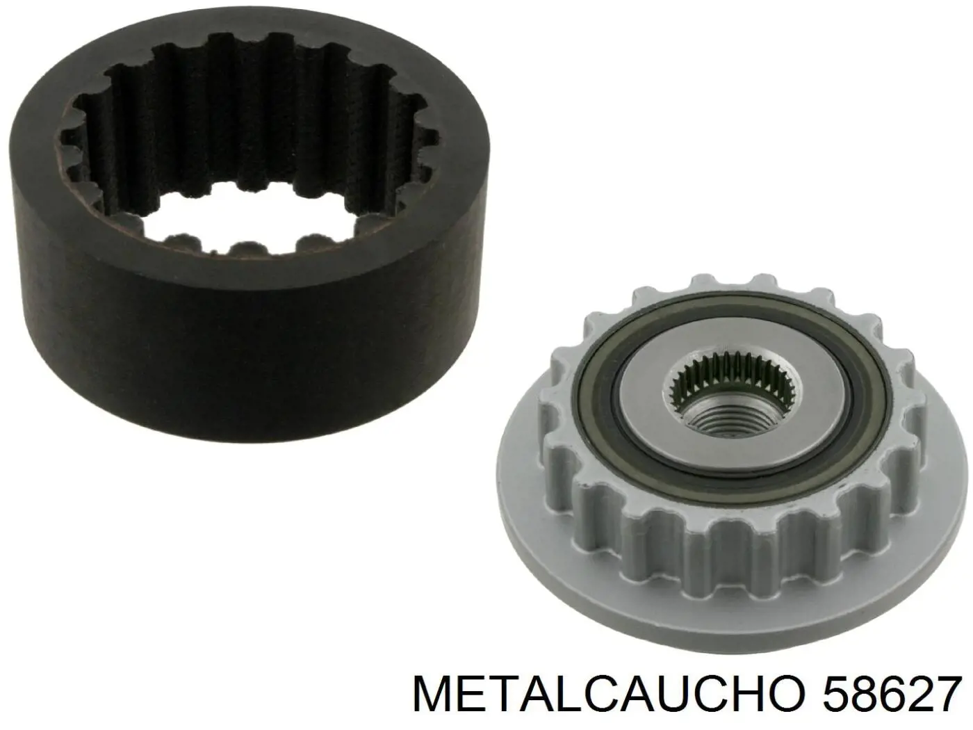 Шкив генератора 58627 Metalcaucho