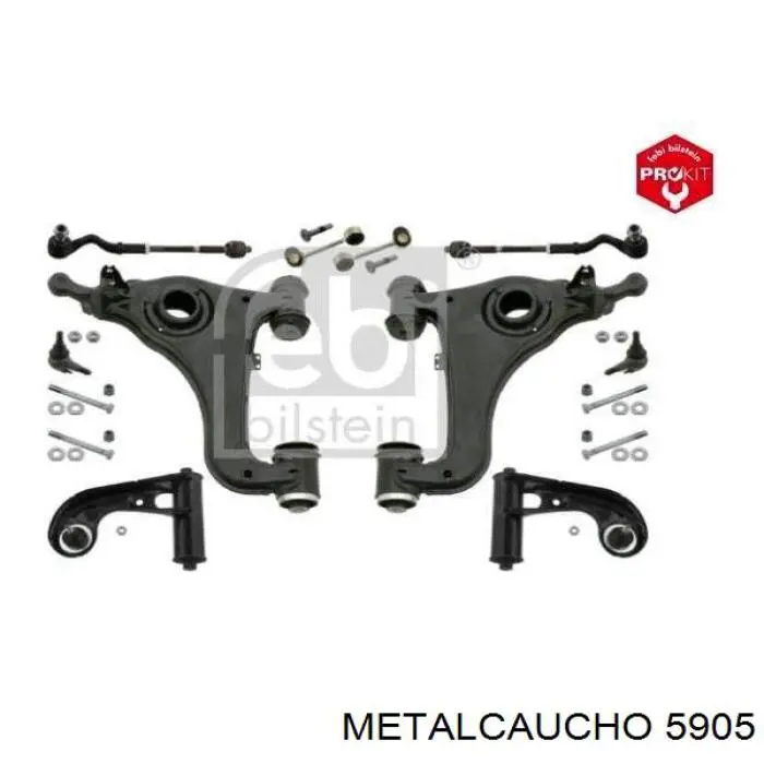 5905 Metalcaucho Сайлентблок балки моста