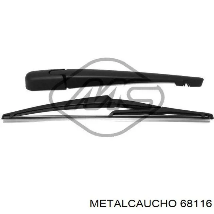 68116 Metalcaucho рычаг-поводок стеклоочистителя заднего стекла
