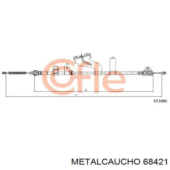 6Y6955435 Diamond/DPA Рычаг-поводок дворника заднего стекла